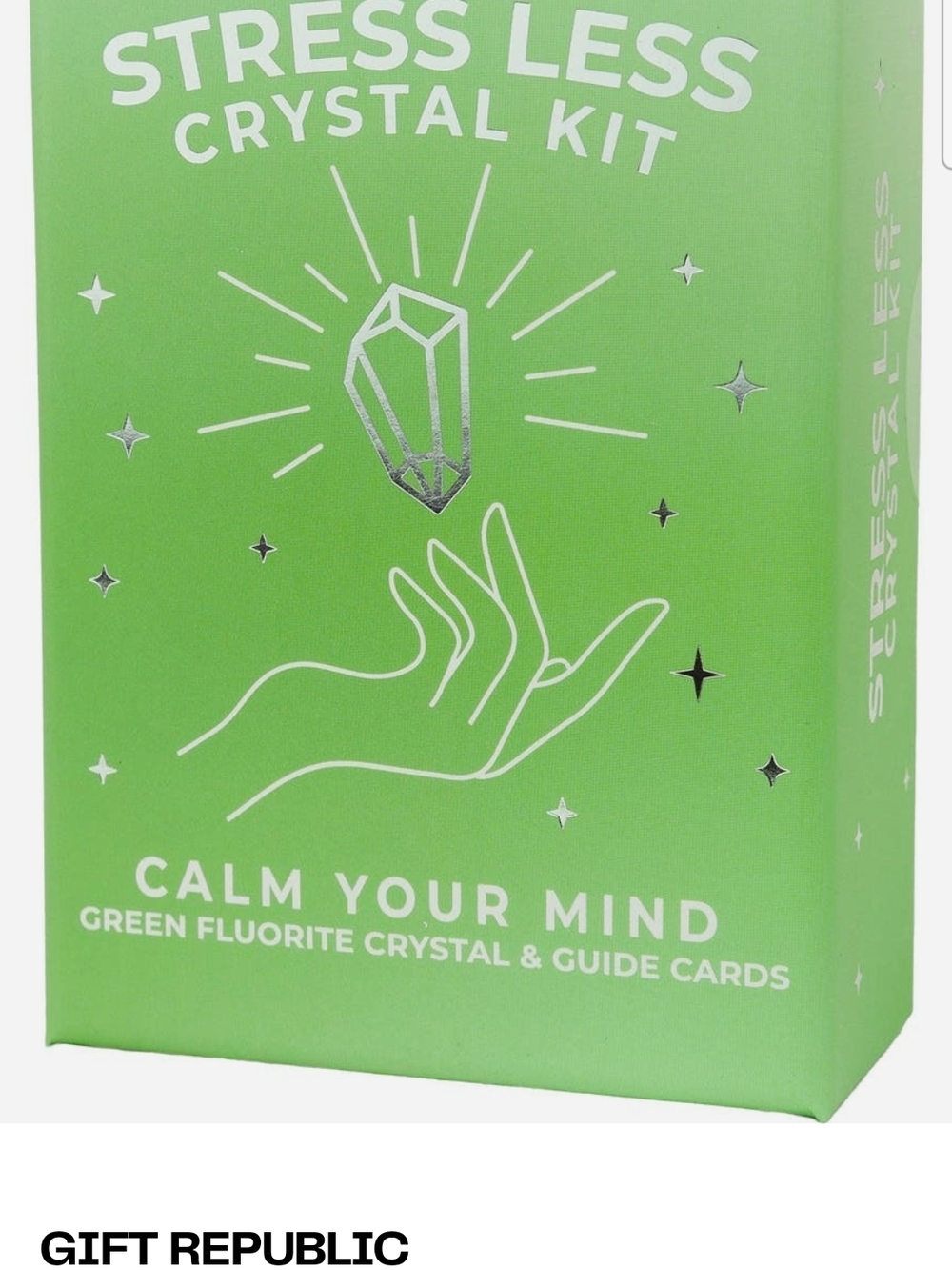 New Gift Republic Stress Less Crystal Kit - Green